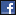 Facebook logo and link to our facebook page